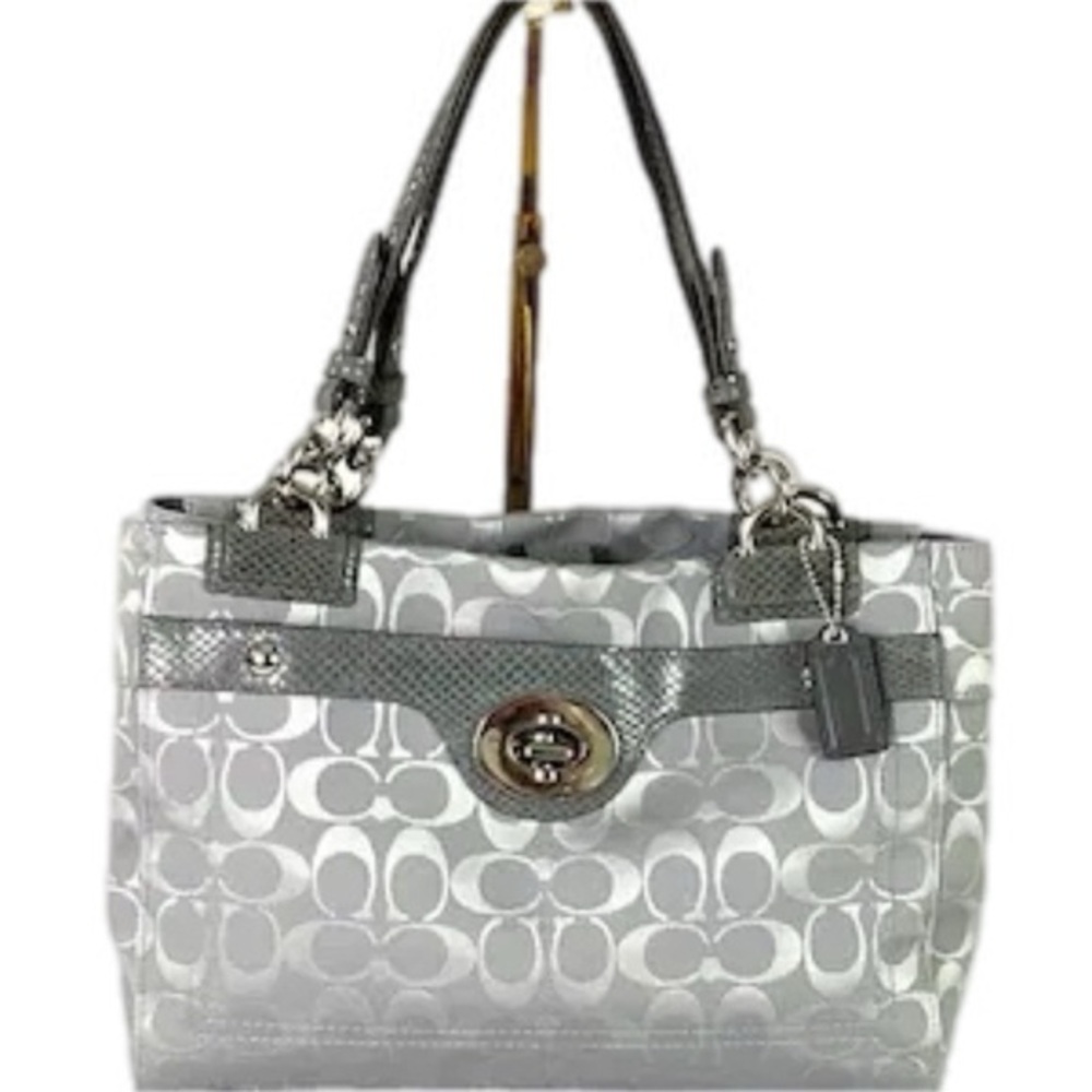Coach Penelope Gray Signature Carryall